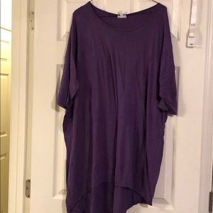 Lularoe Irma Top Purple Size 2XL
